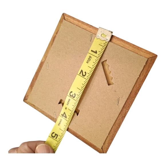 Home Interior Vintage 1970's Wooden Framed Set If 2 Mirrors New In Box USA Made - Picture 7 of 8